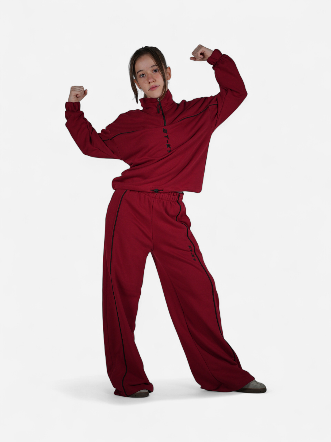 ST-K7 LineTrack Üst (10–15) – Bordo