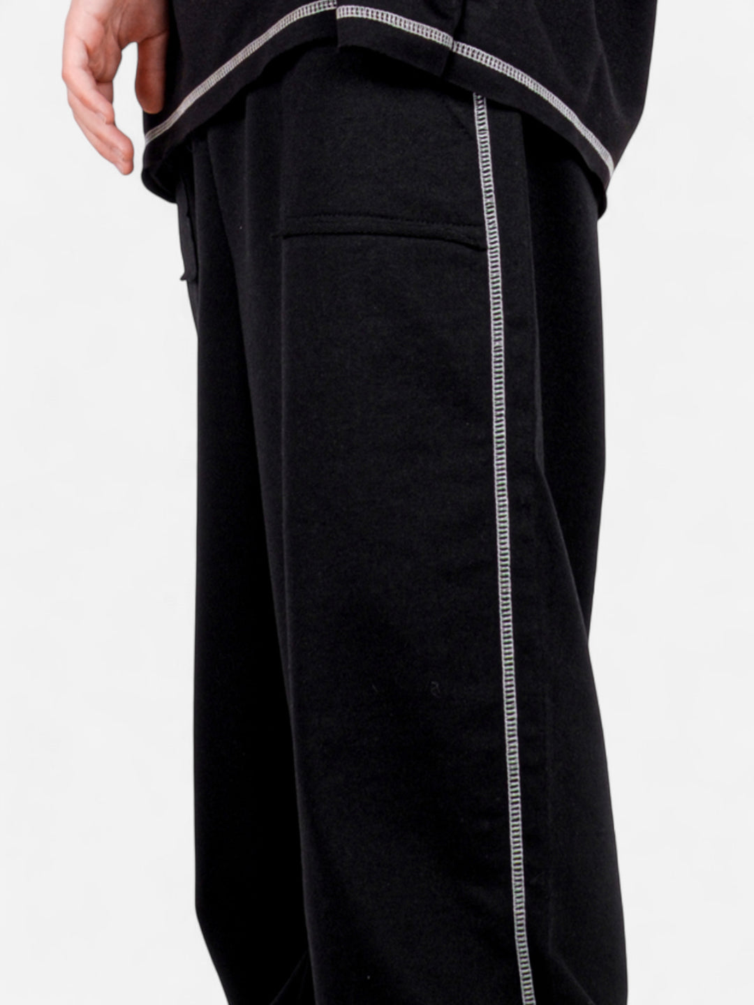 StreetKids Oversize Ters Dikiş Takım – Siyah | Teens 10–14 yaş