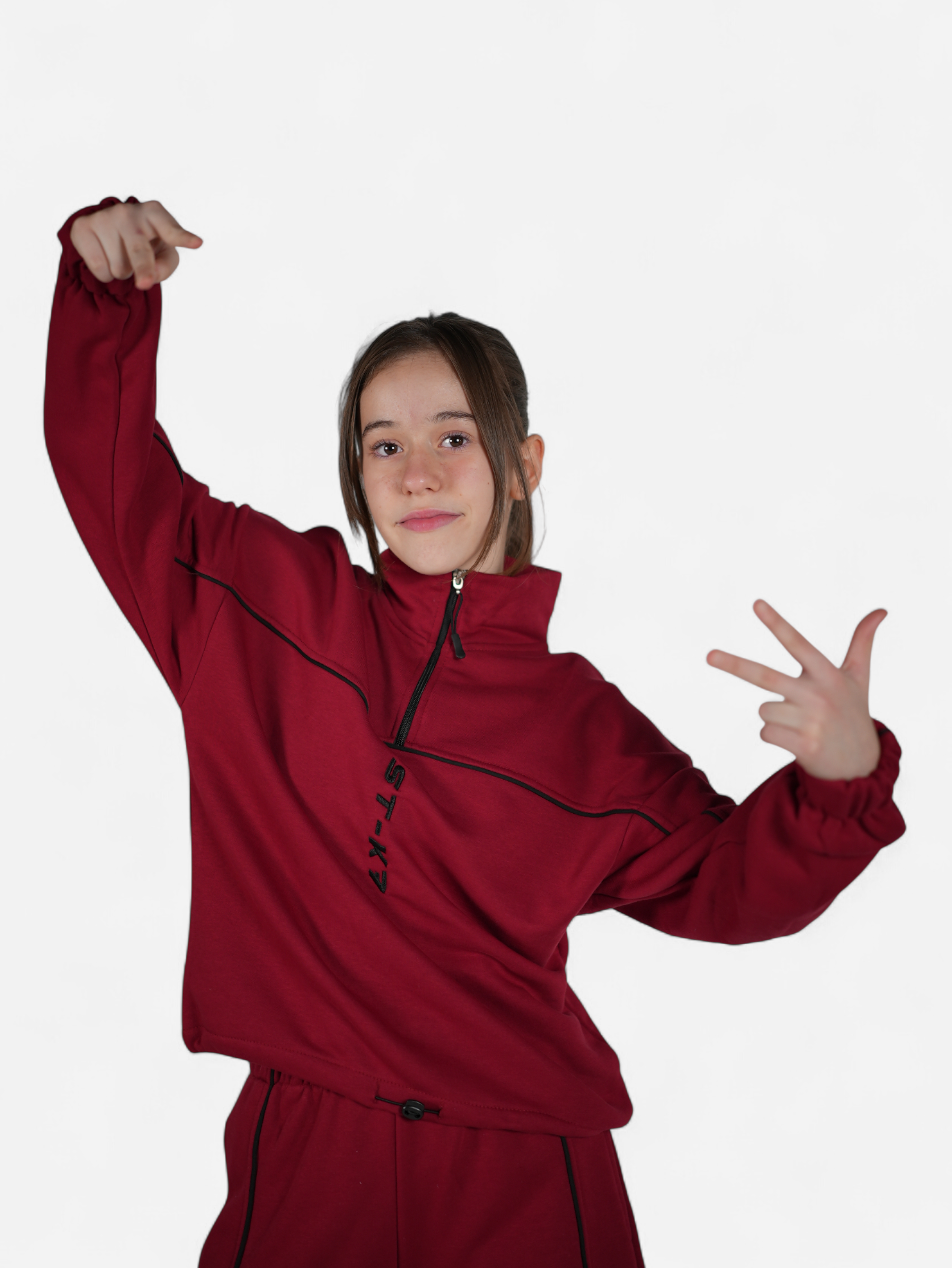 ST-K7 LineTrack Üst (10–15) – Bordo