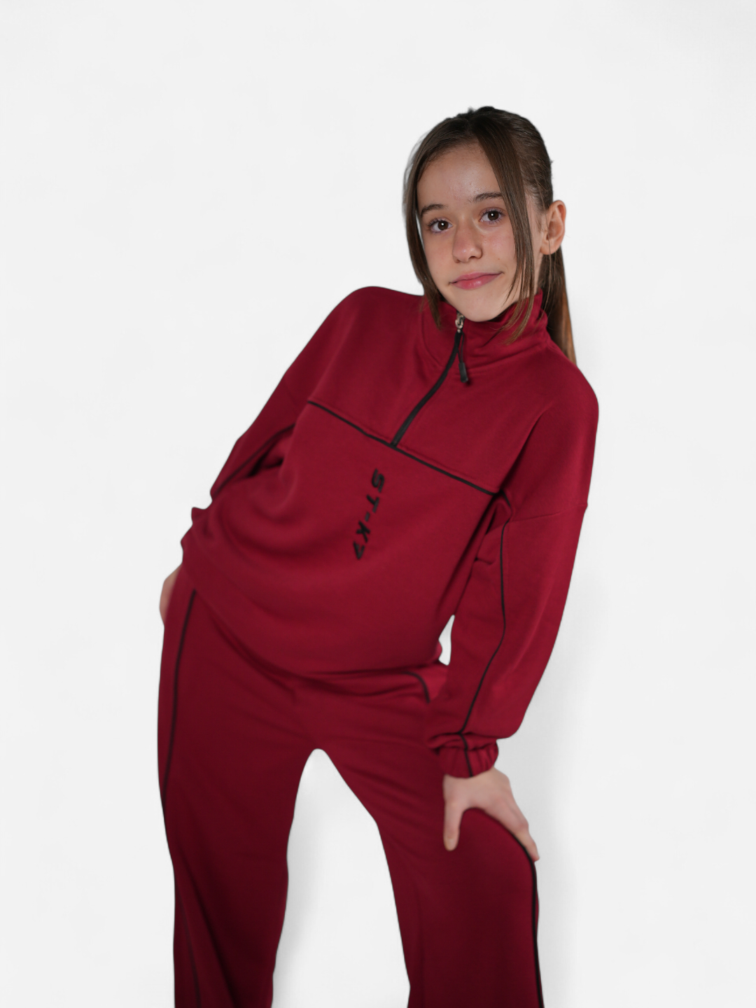 ST-K7 LineTrack Üst (10–15) – Bordo