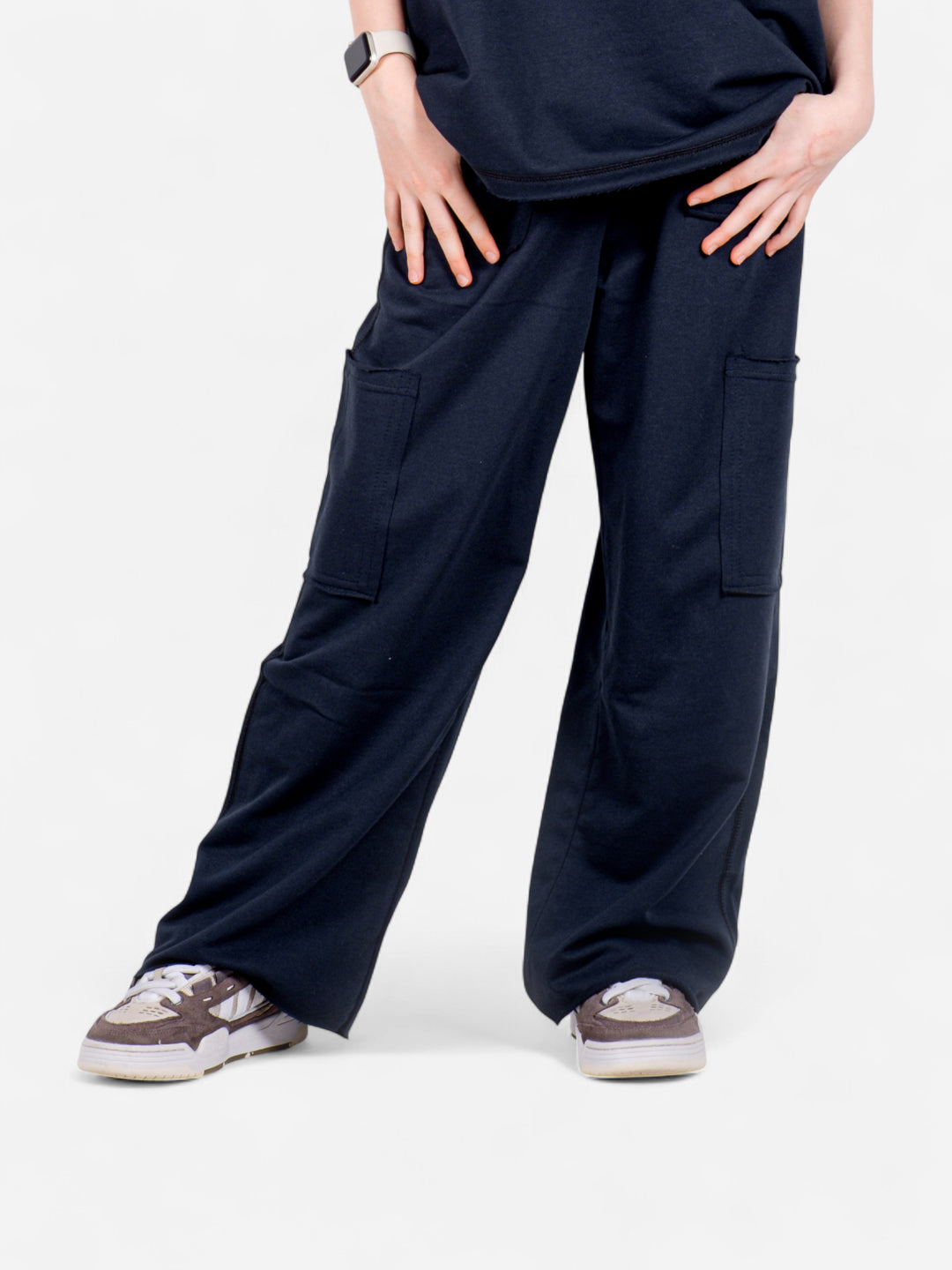 StreetKids Oversize Yazlık Takım – Lacivert | Teens 10–14 yaş