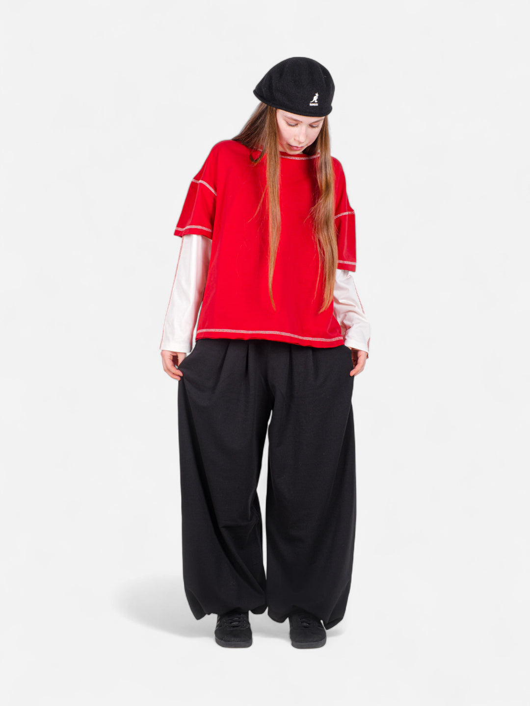 XTRA BAGGY Gri Eşofman Altı – StreetKids Oversize | 10–15 Yaş